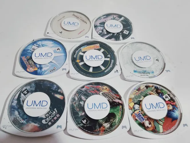Lote 8 jogos japonês original PSP