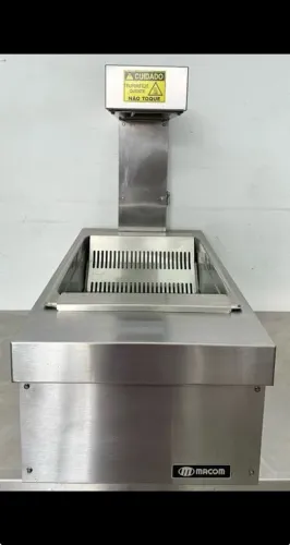 CONSERVADOR DE FRITURAS INOX AQUECIMENTO CERÂMICA 220V MACOM [SEMINOVO]