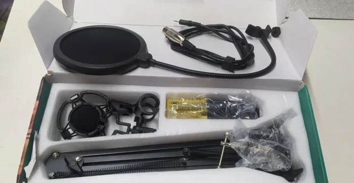 Microfone condensador bm800 completo novo