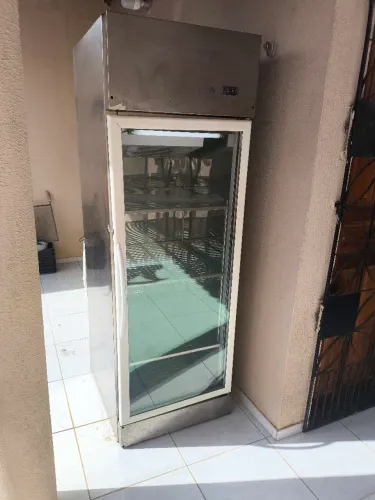Freezer vertical inox