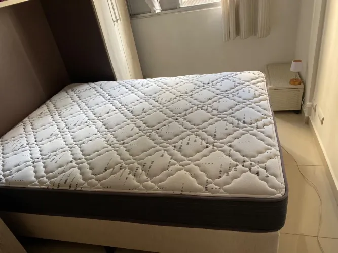 Cama Box Casal Ecoflex Completa - 1 Ano de Uso - R$ 1.000