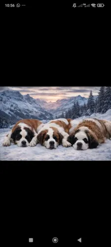 Filhote de São Bernardo disponível 