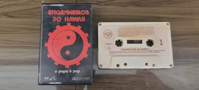 Fita K7 Engenheiros Do Hawai - O Papa É Pop (1990)