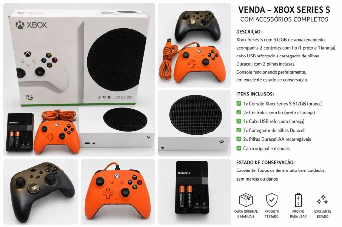 ? XBOX SERIES S 512GB + ACESSÓRIOS | EXCELENTE ESTADO