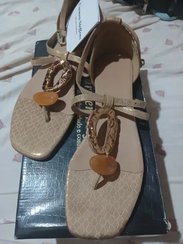 Sandália Nova Carmen Steffens 39 Linda