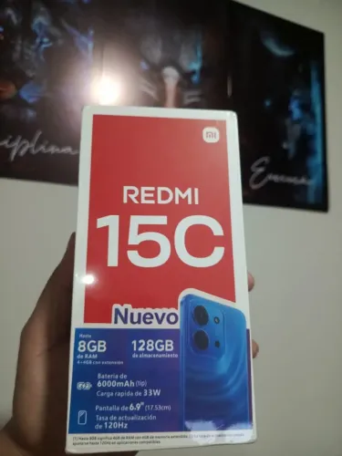 ? REDMI 15C 128GB - NOVO E LACRADO! ?