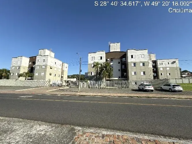 Apartamento 54,17m², 2 dormitório(s), 1 vaga(s) na garagem - BRASILIA, CRICIUMA SC