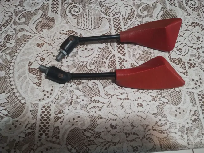 Par de Retrovisor ( Esportivo ) da yamahafazer, serve em outros Modelos, da Yamaha também