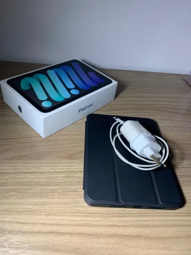 iPad Mini 6ª Geração + Capa Magnética + Carregador Original