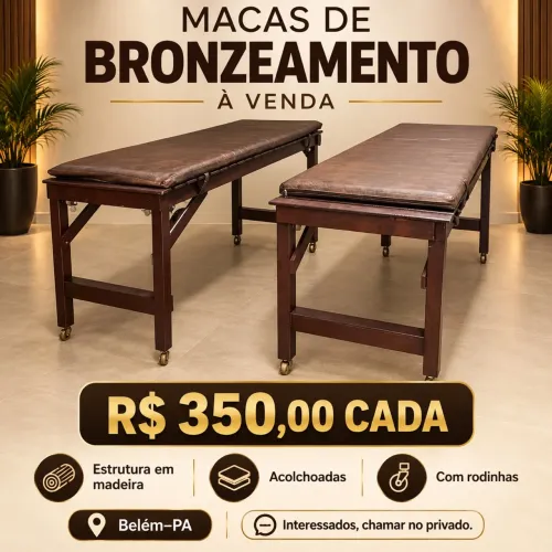 Vende maca de bronze