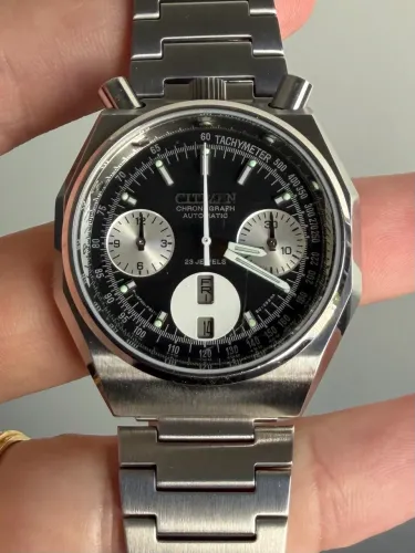 Relógio Citizen Bullhead Octagon Automático Vintage