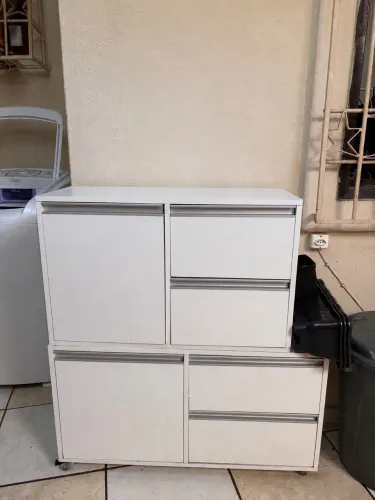 Armário banheiro MDF branco