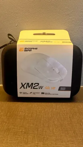 Mouse Endgame xm2w 4k v2 branco white frost
