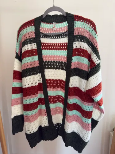 Cardigan em tricô Bluesteel Renner Candy Colors em Estado de Novo