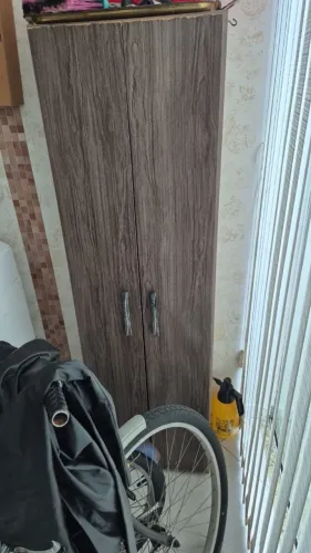 Armário Multiuso 2 Portas - Ideal para Lavanderia, Despensa ou Quarto