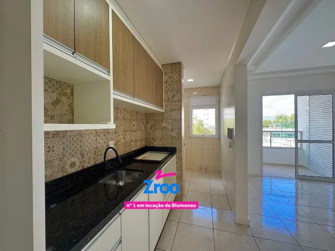 Apartamento com 2 dormitórios para alugar, 86 m² por R$ 2.100/mês - Fortaleza - Blumenau/S