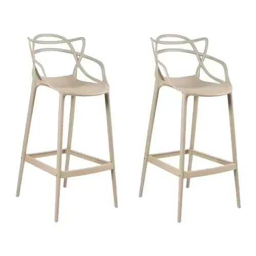 Kit 2 Banquetas Allegra Design Bancada/ cozinha/ área gourmet 77cm