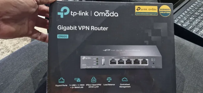 ROTEADOR GIGABIT VPN OMADA TP-LINK ER605 V2