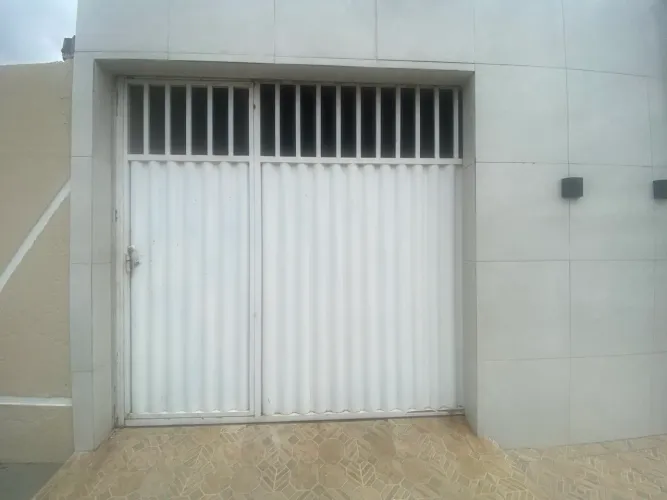 Portão de Ferro Galvanizado c/ portão de pedestre