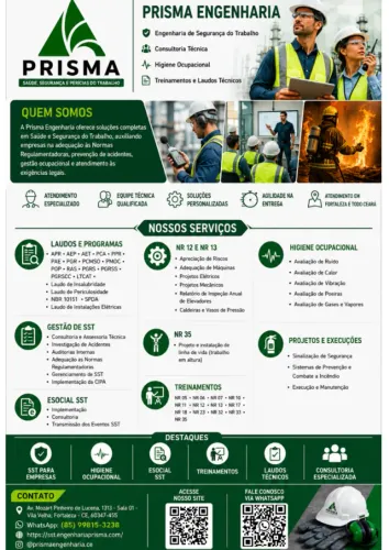 Engenharia de Segurança do Trabalho - PGR, PCMSO, LAUDO INSALUBRIDADE
