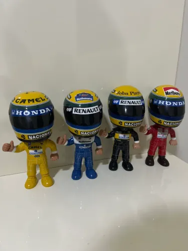 Bonecos Ayrton Senna Cabeças Grandes Novos