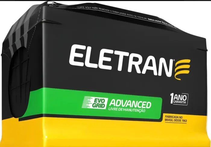  Bateria Eletran 75 Amperes 14 meses de garantia 