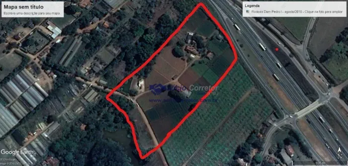 Área à venda, 38622 m² por R$ 6.000.000,00 - Usina - Atibaia/SP