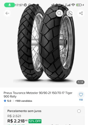 Pneus Tiger 900 Rally