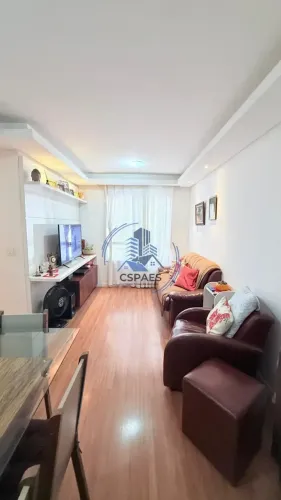Cond. Nações, apartamento semi-mobiliado, andar alto, 2 vagas, cozinha planejada, guarda-r