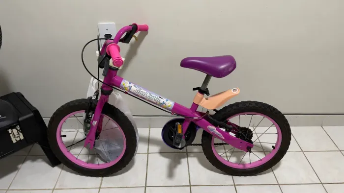 Bicicleta infantil aro 16 Rosa