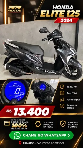 Honda Elite 125 2024 | única dona