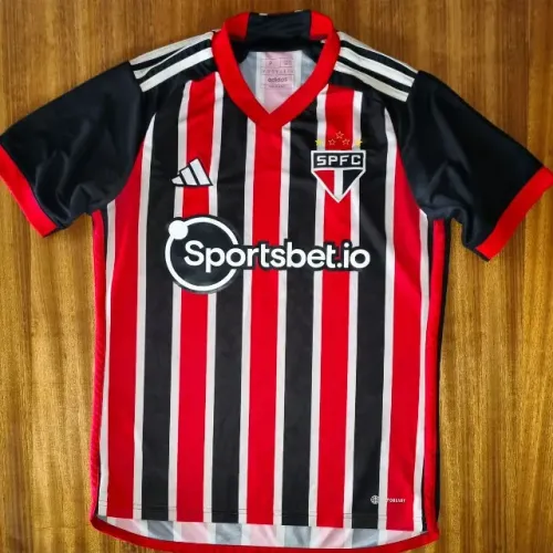 camisa original são paulo fc 2023 2024 listrada away adidas tamanho p spfc