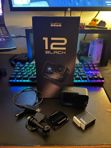 GoPro Hero 12 Black - Completa na Caixa em PERFEITO estado!