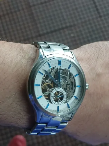 Relogio automático FOSSIL PRATA