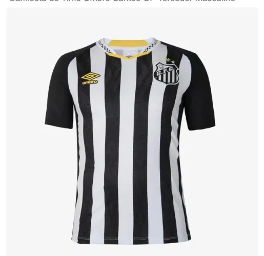Camisa Santos Home I 25/26 - Neymar JR 10 - Branca - Torcedor Masculina