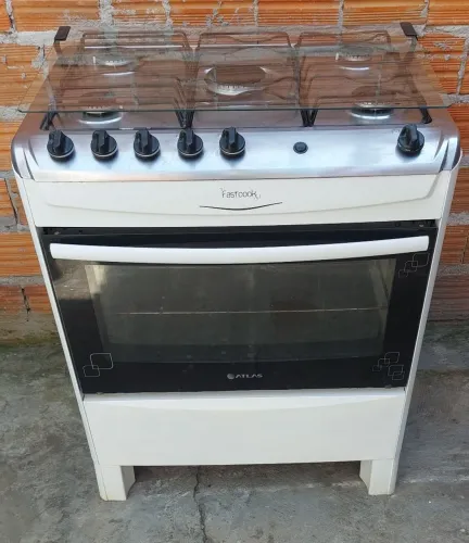 Fogão 5 Bocas automático Funcionando