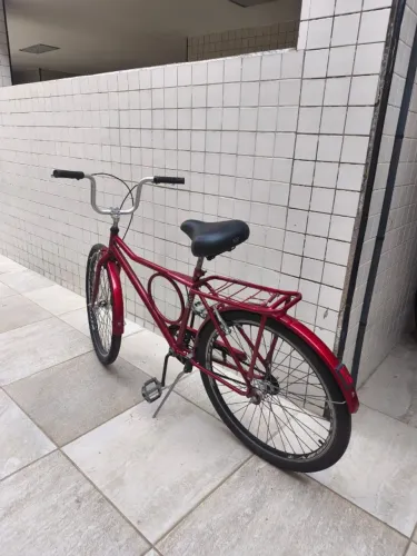 Bicicleta Barra Forte Aro 26 - Vermelha