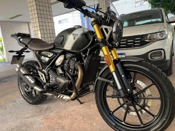 Triumph Scrambler 400X, Verde, Excelente.