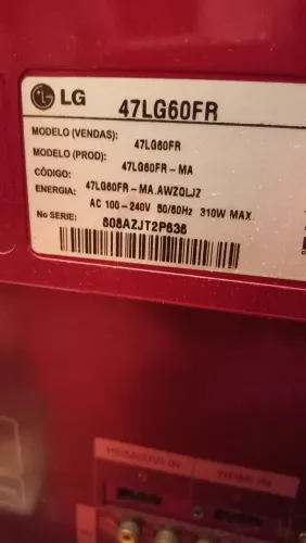 TV   LG 47 POLEGADAS    22OV. 