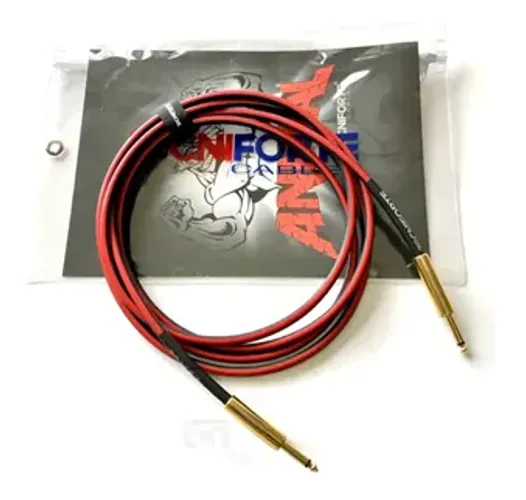 Cabo Tecniforte 4,5m Animal | Plugue Ouro | Custom Shop