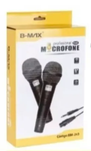 Par de Microfone Profissional (BM-243)