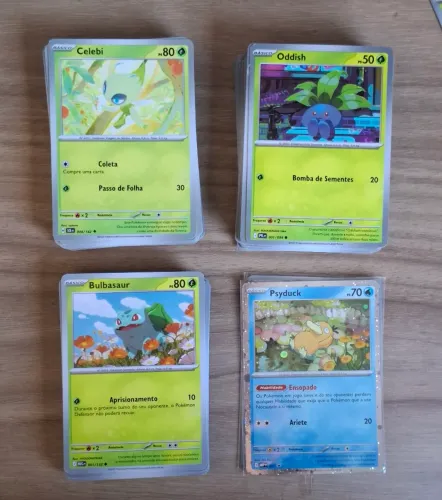 130 Cartas Pokemon TCG (SEM REPETIDAS)