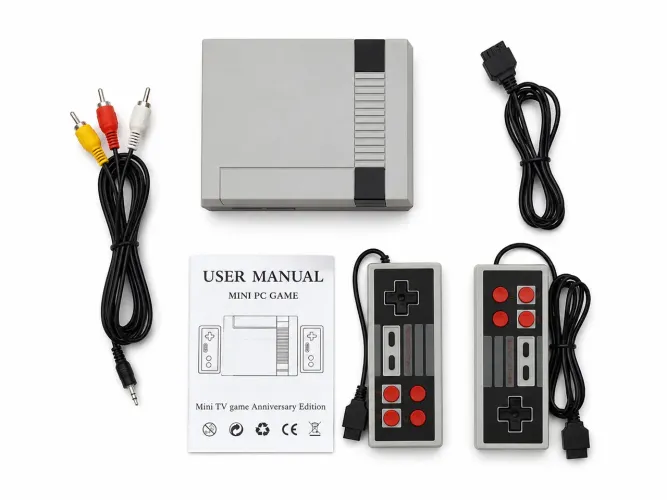 Mini PC Game Retrô | 620 Jogos - Acompanha adaptador AV2HDTV