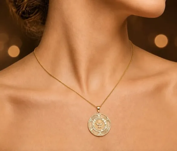 Conjunto Italiano Espírito Santo em Ouro 18k 750