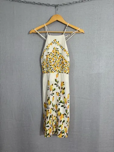Vestido Farm caju tam P