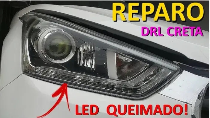 kit reparo original farol DRL creta 