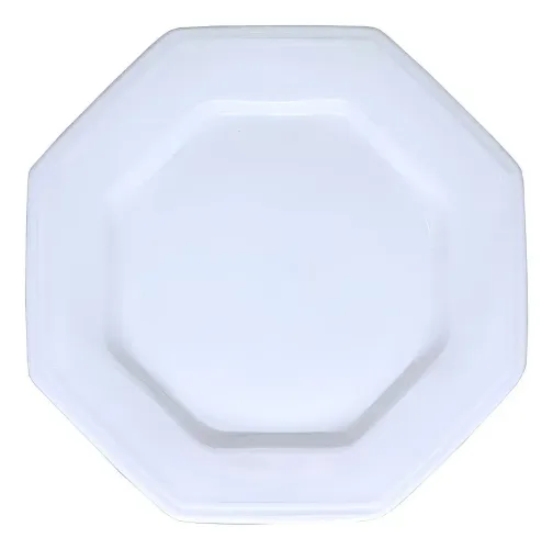 Pratos Oitavados de Porcelana