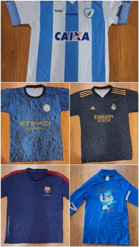 Camisas de futebol (preço por camisa)