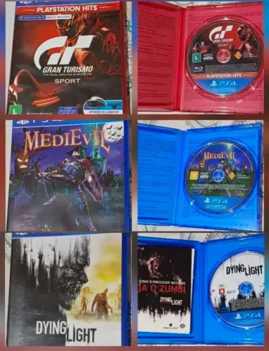 Kit 3 jogos ps4