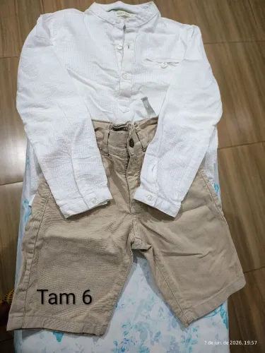 Conjunto camisa e bermuda